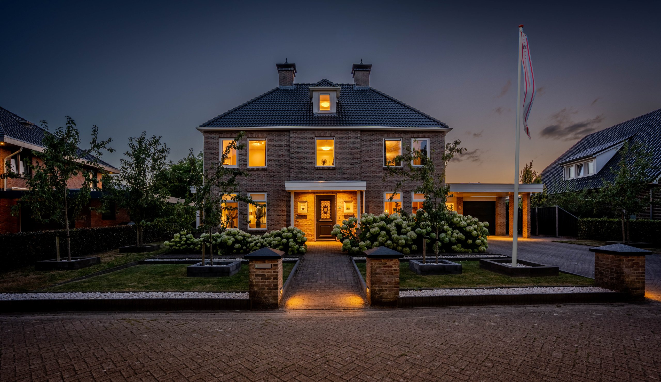 Woning overdag gefotografeerd